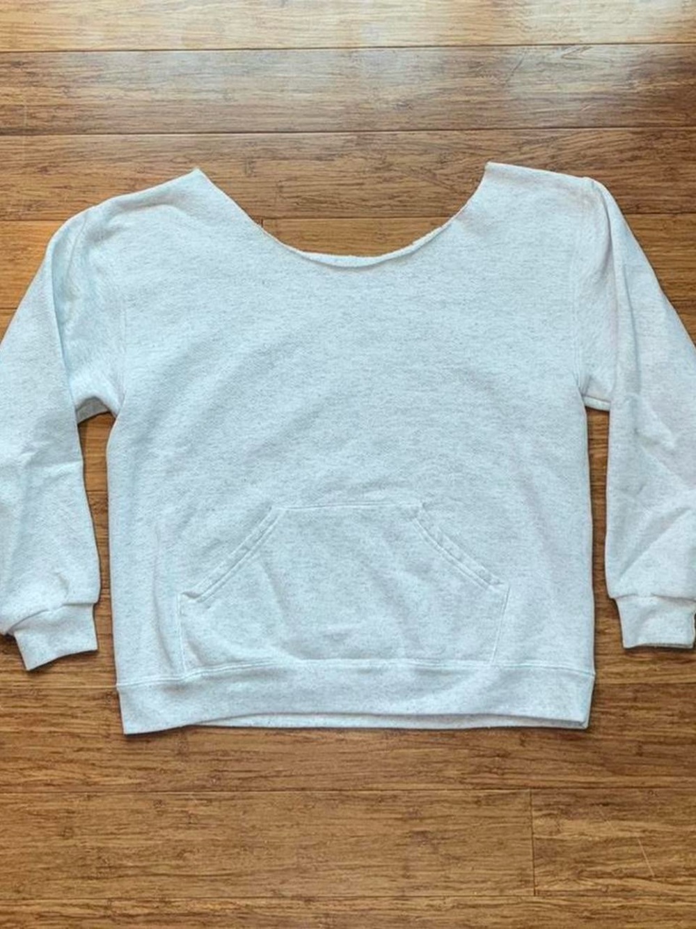 Off the Shoulder Pullover Sweatshirt